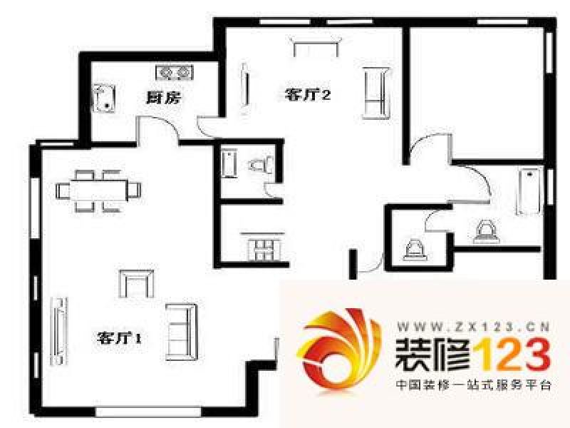 常州新裕花园新裕花园户型图户型4 图片大全-我的小区-常州装信通网