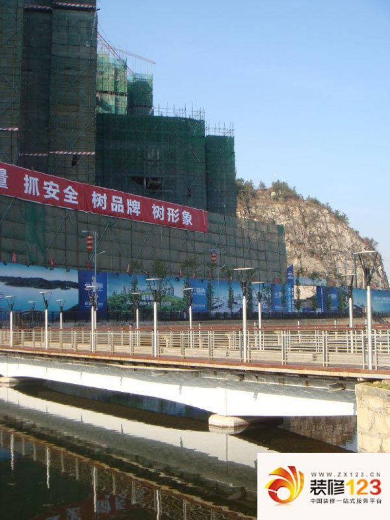 中国铁建国际城外景图B区工程进 ...
