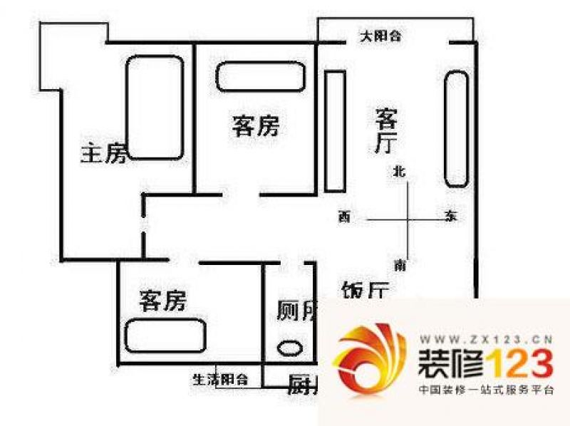 教育新村 户型图2