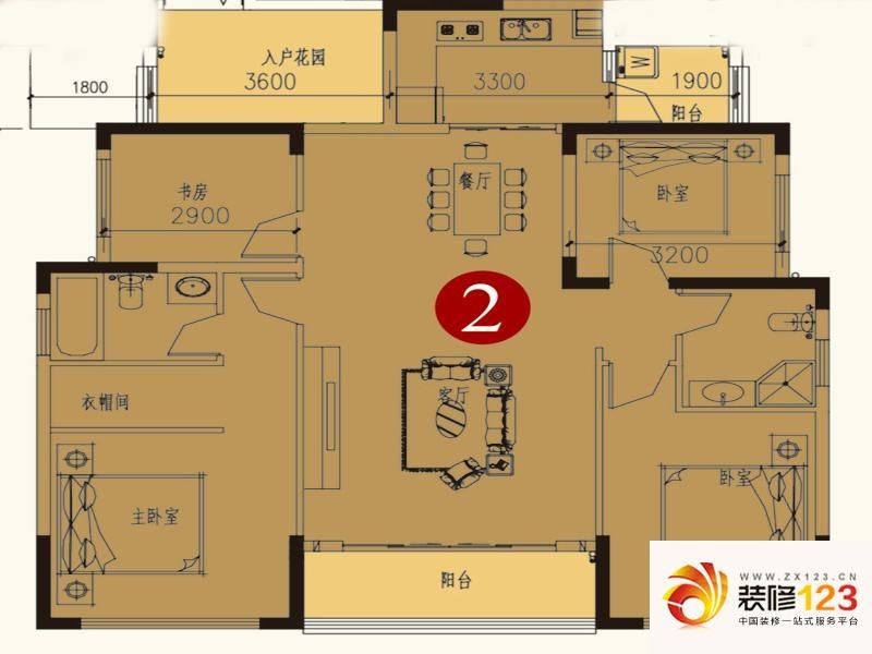 贵阳中铁逸都国际中铁逸都国际户型图51栋4号户.