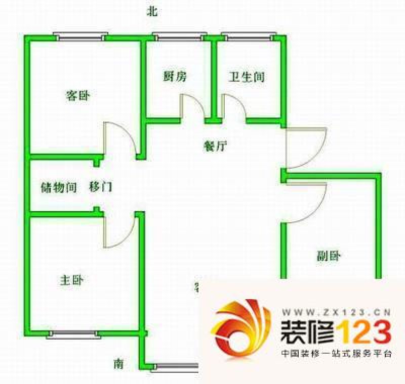 恒达清水园户型图户型图 3室2厅2 ...