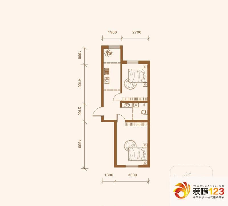 长春新星宇和悦新星宇和悦户型图02户型图 3室2.