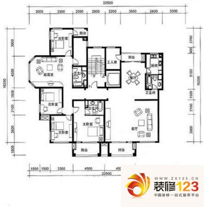 桂花城 户型图