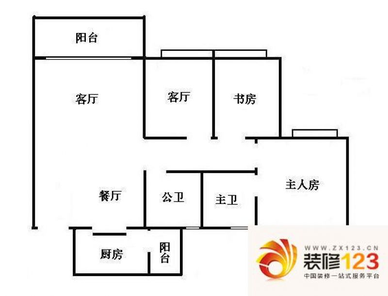 锦绣生态园倚翠苑户型图3室2厅户.