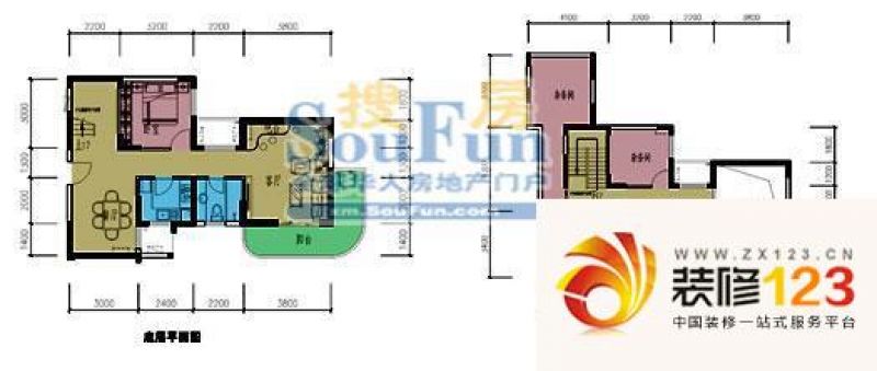 古龙御园户型图3#楼九曜山家园6.