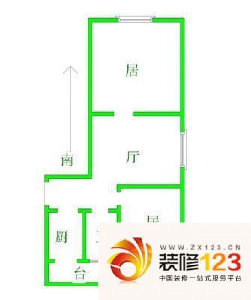 天津金尚家园金尚家园户型图 户型图 2室1厅1 .图片