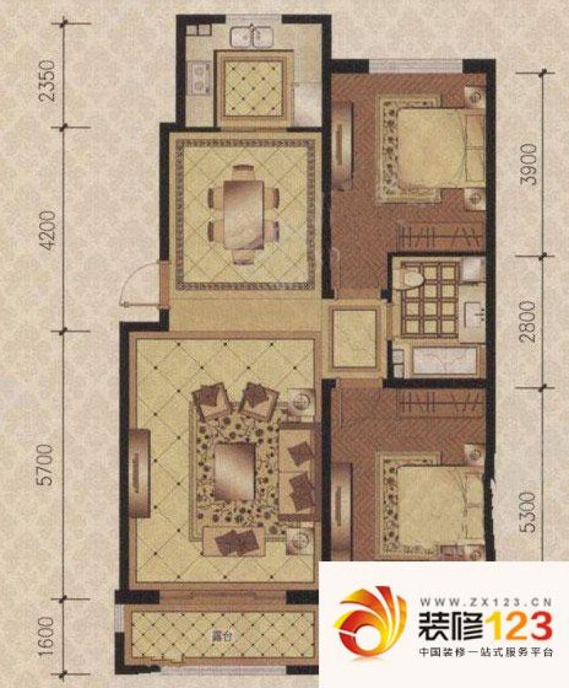 沈阳新湖御和园新湖御和园户型图c1户型图 2室.