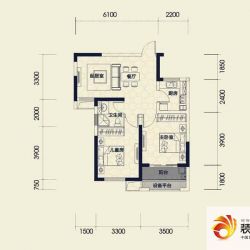 保利拉菲公馆B2户型户型图 ...