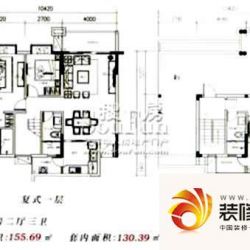 翠景湾户型图8座复式层平面图 3 ...