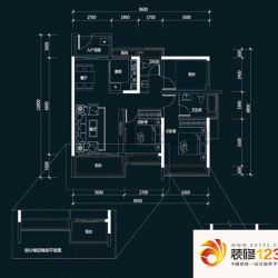 合正汇一城灵韵两房户型户型图 ...