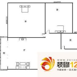 国棉一厂家属院 2室 户型图 ...