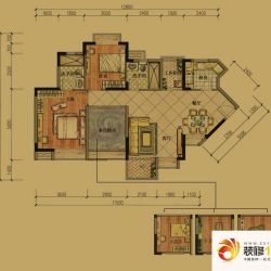 丰泰东海城堡户型图6栋1单元03房 ...