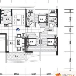 中天未来方舟户型图F1组团5栋2号 ...