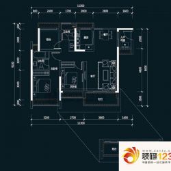 合正汇一城灵动两房户型图 ...