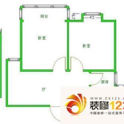 荷花里户型图2室 户型图 2室2厅1 ...