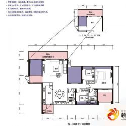 水榭春天6期3/4栋A/C户型户型图 ...