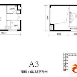 北京城建N次方户型图21#综合楼 ...