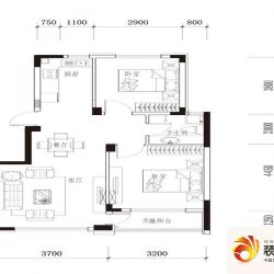 福佳机场前院户型图