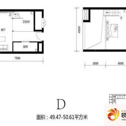 北京城建N次方户型图21#综合楼 ...