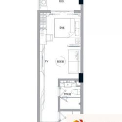 冠城大通首玺3号楼21单元户型图 ...