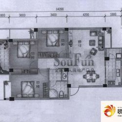 鼓楼庭院户型图