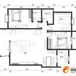 中凯金凤名都 3室户型图 ...