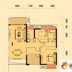 佳兆业君汇上品户型图i-1户型 3.