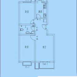 良工佳苑三期1号楼二居（反）户型图 ...