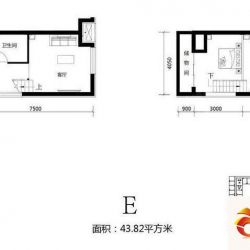 北京城建N次方户型图21#综合楼 ...