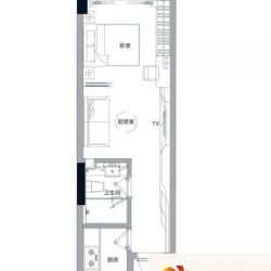 冠城大通首玺3号楼25单元户型户 ...