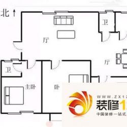 厦大南华路住宅户型图27 3室2厅2 ...