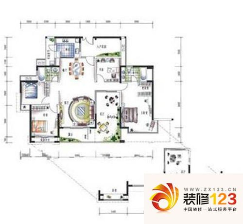 第五大道d1 户型图