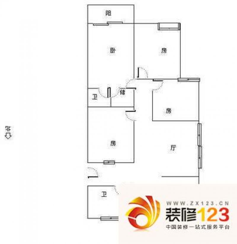 文欣苑户型图4室 户型图 4室2厅1.