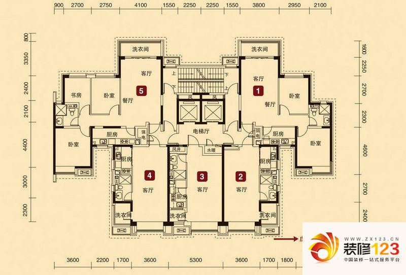 恒大雅苑户型图楼层平面图c  .