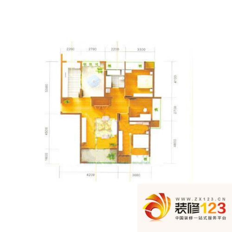 华仁凤凰城d1户型户型图 .
