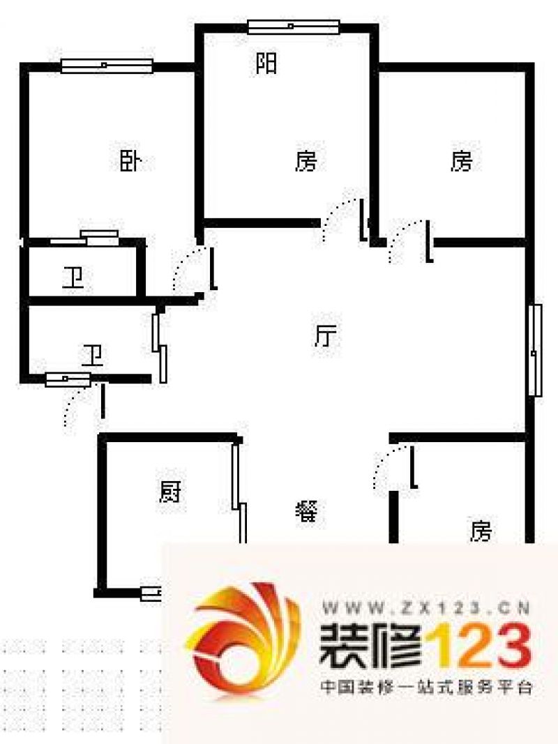 文欣苑户型图4室 户型图 4室2厅2.