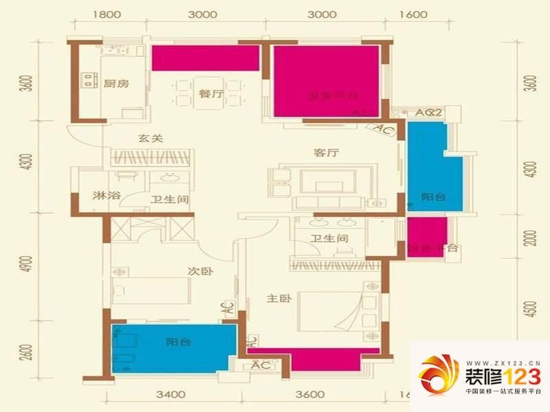 名邦西城国际D户型户型图 ...