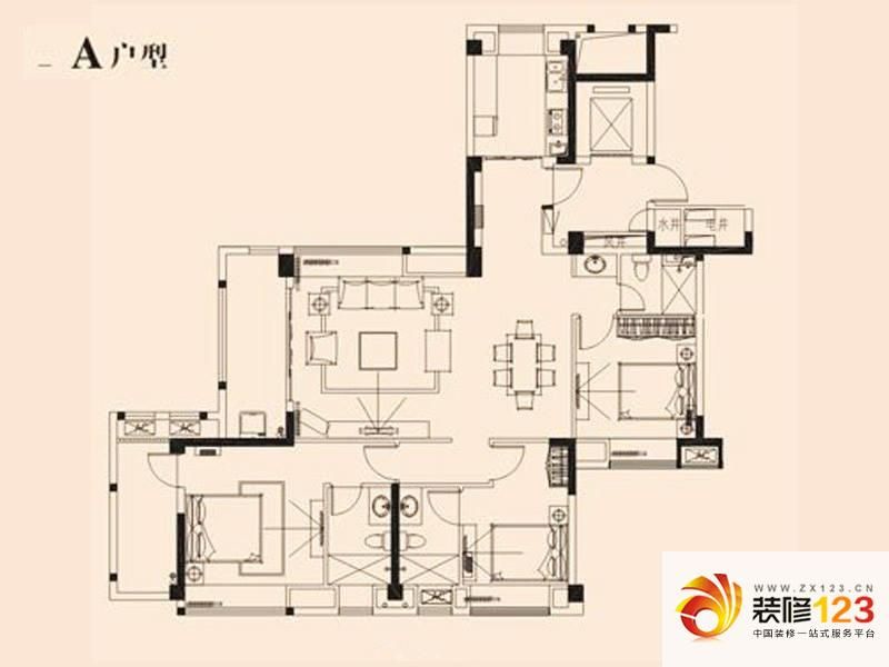 名城国际A户型户型图