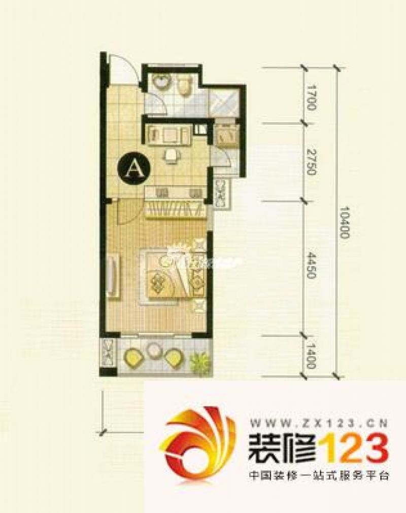 合肥金地国际城金地国际城 1室 户型图 .图片大全