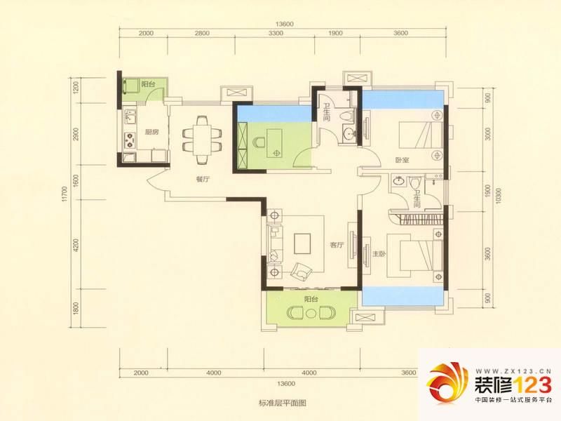 长沙中海国际社区中海国际社区j户型图图片大全-我的小区-长沙装信通