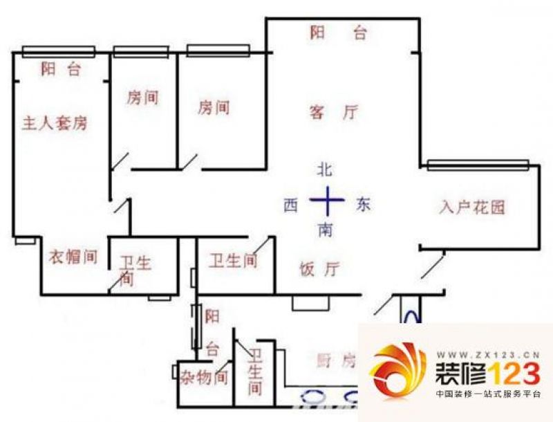 新世界花园 户型图