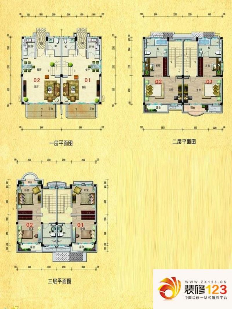 碧桂园山湖城户型图双拼别墅g115 .