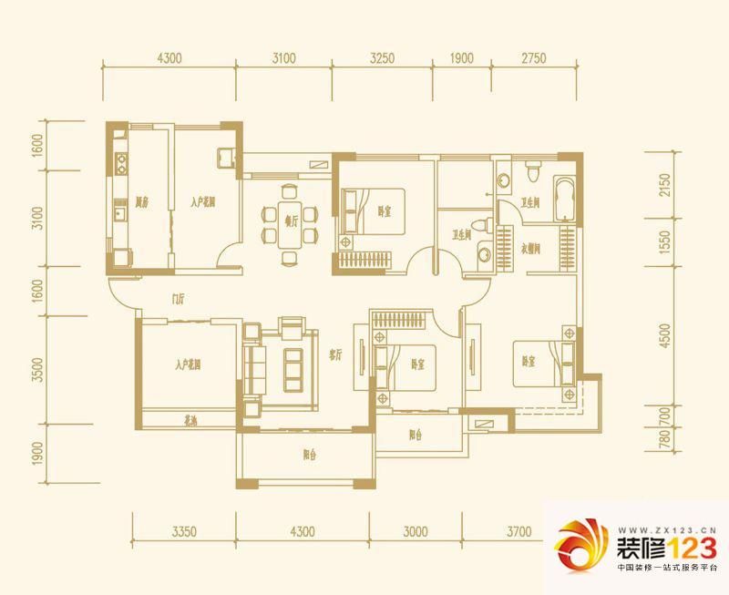 丰泰悦榕东岸户型图20栋标准层蓝 ...