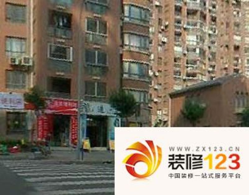 上海临汾名城翠临星园大华公园城市丽景街外景图临汾