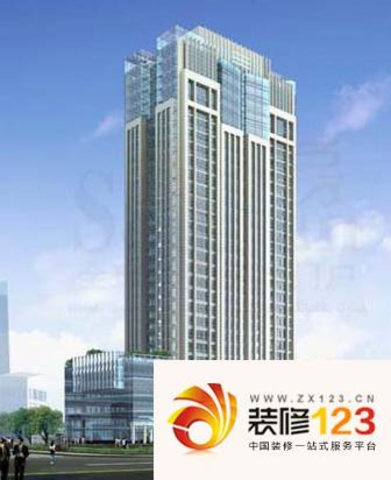 郑州海联国际交流中心大厦外景图 .