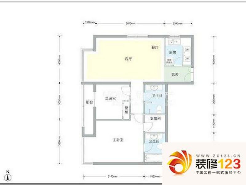 华彩国际公寓户型图