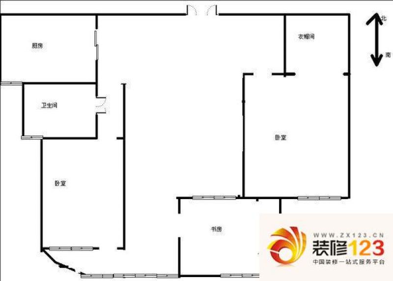 中油运河上郡3室 户型图 .