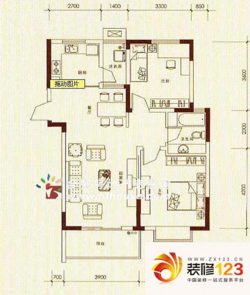 合肥颐园世家颐园世家 0室 户型图图片大全-我的小区-合肥装信通网