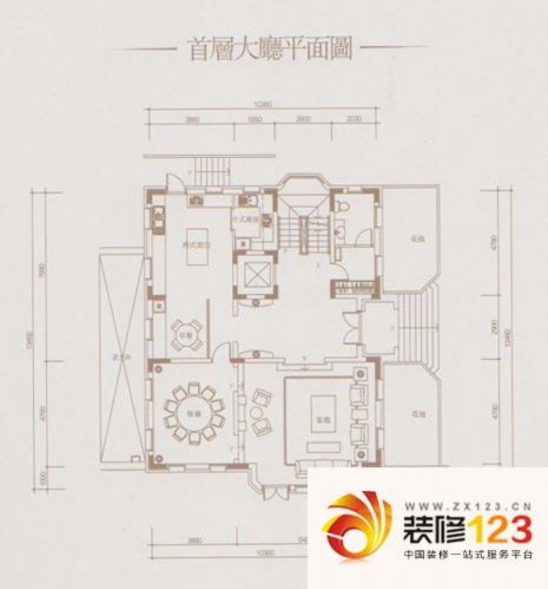 西康路36号户型图b-no.33,35-40 .