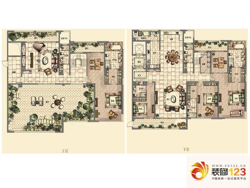 宁波东方一品东方一品户型图b跃户型 4室3厅5 .图片